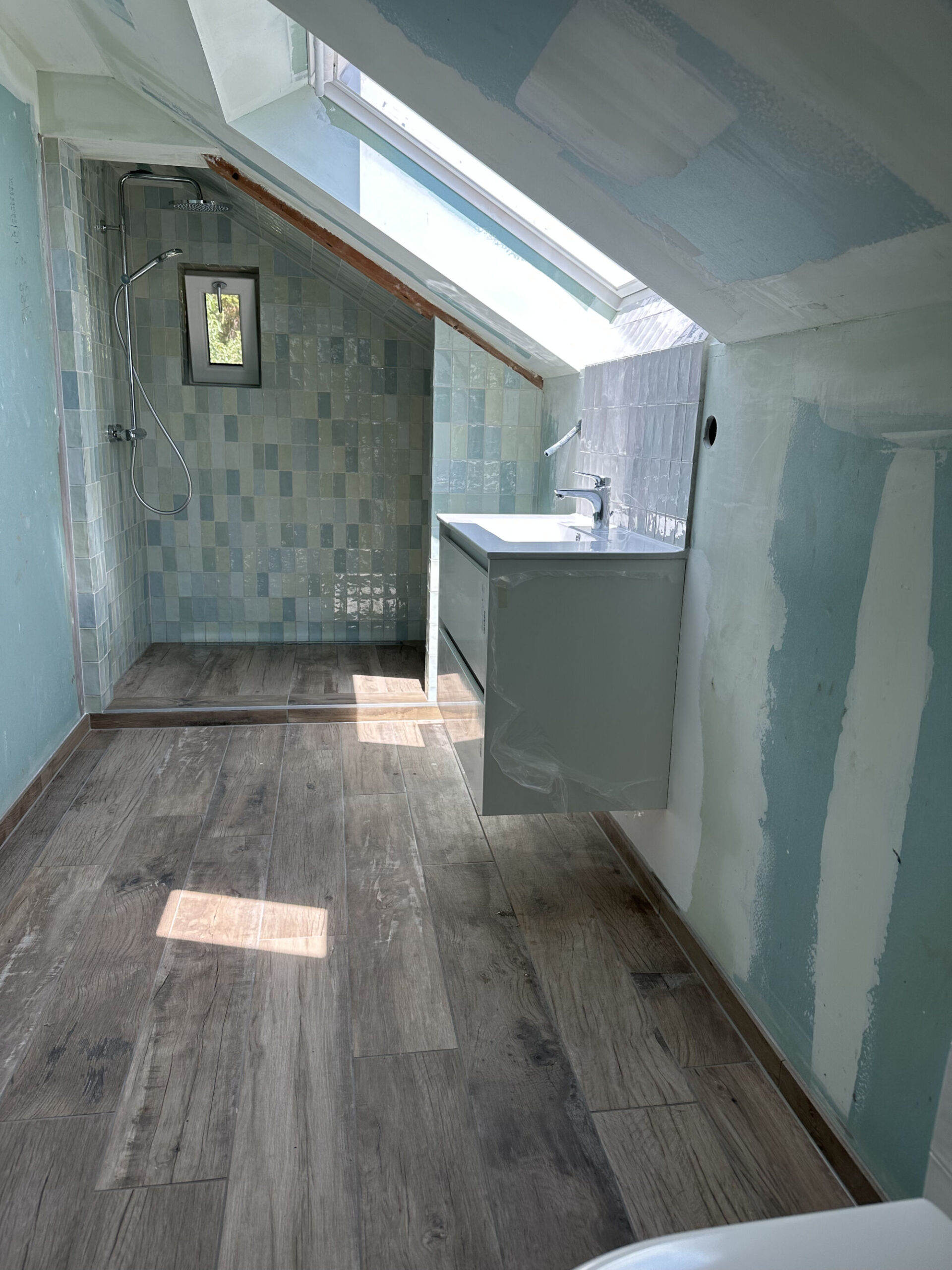 Cr&eacute;ation de salle de bains cl&eacute; en main &agrave; Colmar et Mulhouse Montb&eacute;liard 1